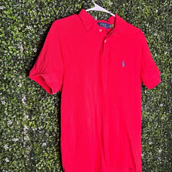 Red Polo Ralph Lauren Men's polo shirt - Picture 3 of 5